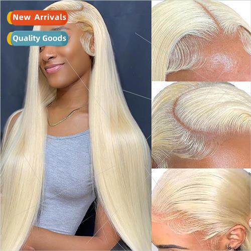 Wig Europe Women Front Lace Chemical Fiber Head Cover Pale B