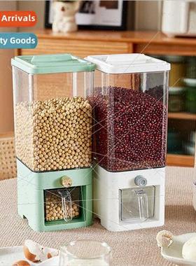 Household press rice bucket automatically out rice insect mo