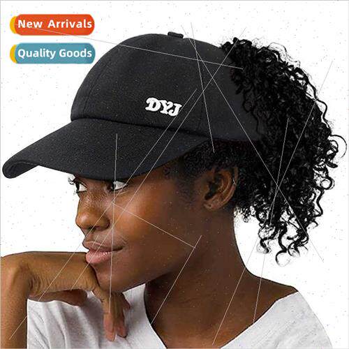 new can tie ponytail hollow top baseball cap female summer o