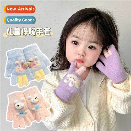 Winter children gloves warm anti cold wind 1 year old baby 2