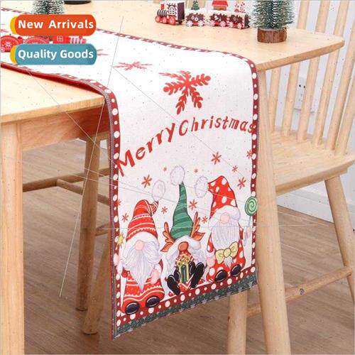 New Christmas Decorations Christmas Table Flags Cotton Table