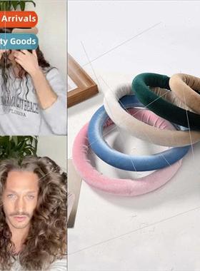 2023 new heatless lazy sleep round curling iron EVA foam spo