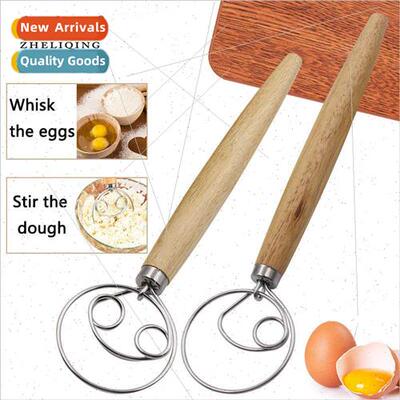 Home Baking Helper Egg Cream Flour Stirring Stick Wooden Han
