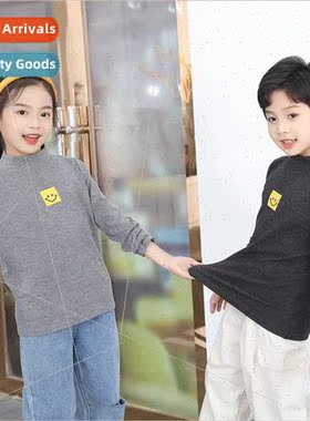 Children mid-collar bottoming shirt fall winter long-sleeved