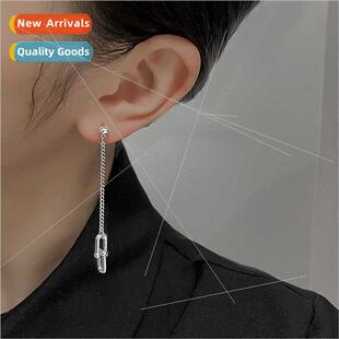 French elegant retro earrings women modern metal ball horses