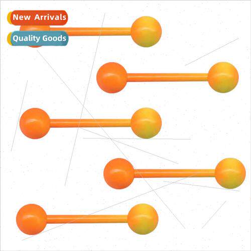 Europe baking paint tongue stud tongue ring 1.6*16 stainless