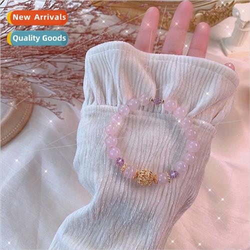 Peach Blossom Bracelet Women Summer che Ins Fashion Strings