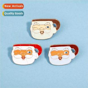 Santa Claus gifts cartoon allo Day cute Christmas ins brooch