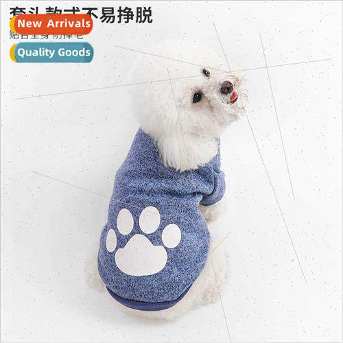 Pet Dog Dog Sweatshirt Fall Winter Fleece Printed Sweater Ca