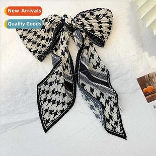 nest silk fashion Korean necke retro bird female 2022 scarf