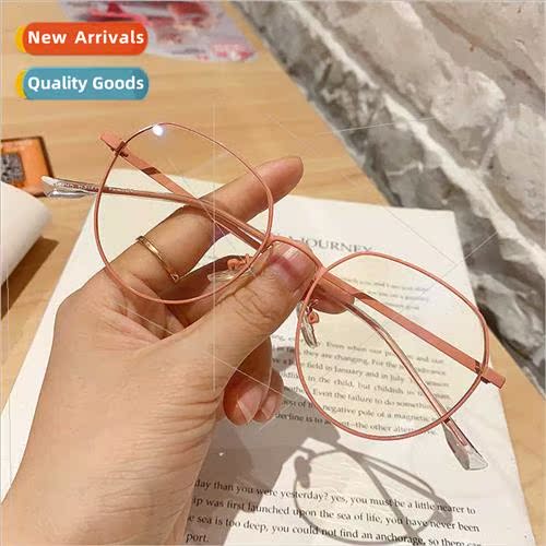 Myopia glasses 适用women degrees polygonal frosted ultraligh