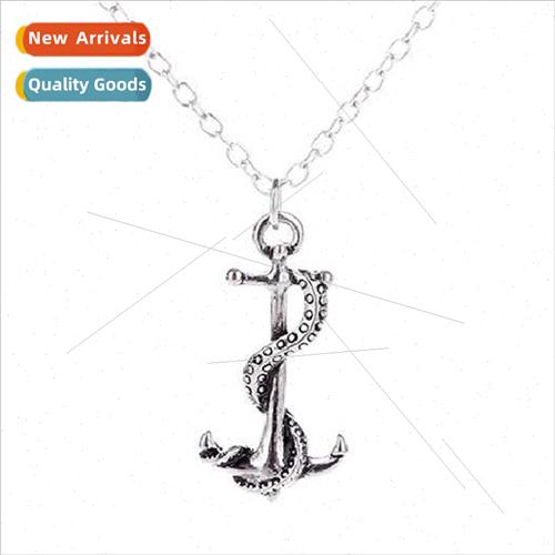 Personalized Retro Anchor Pendant Necklace Fashion Trend Jew