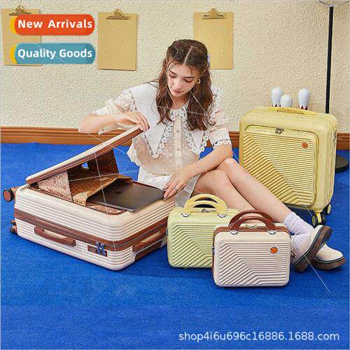 Front opening cover luggage letter trolley case registration