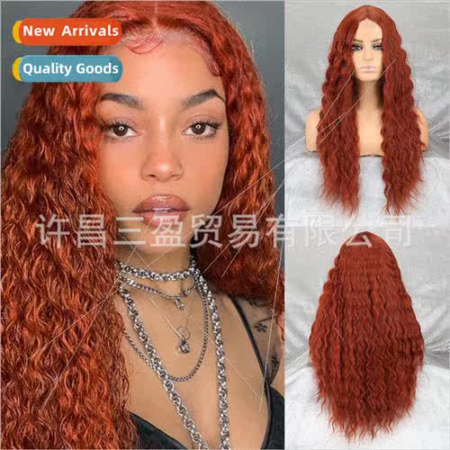 Europe small lace chemical fiber wig ladies small curly curl