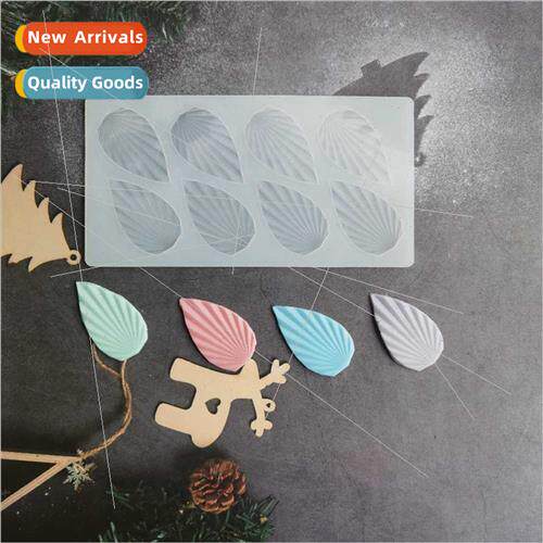 8 Palm leaf plug-in silicone cake decoration tools Chocolate