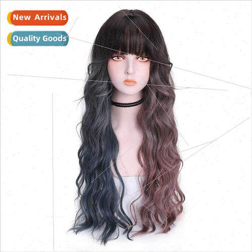 Europe popular wig female long hair mandarin duck color whol