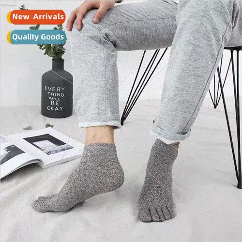 Five finger socks men short spring cotton spring sweat-absor
