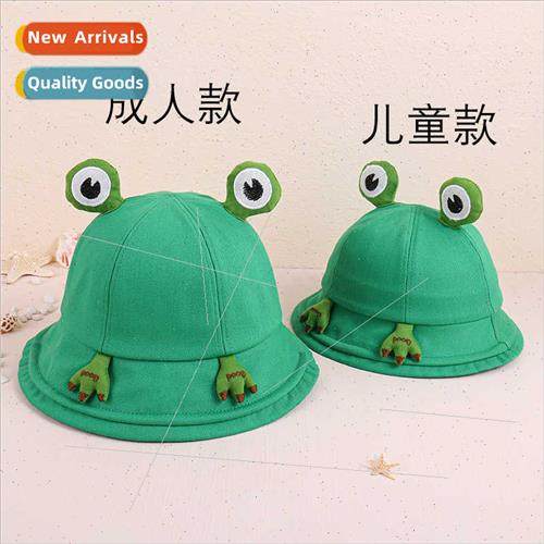 Fisherman hat female cute frog spring summer Korean parent-c