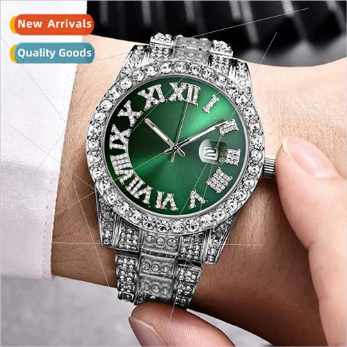 Temperament men women  quartz watch atmosphere steel bfull d
