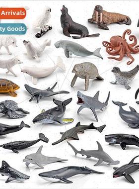 beluga penguin blue whale sea lion manatee dolphin polar bea