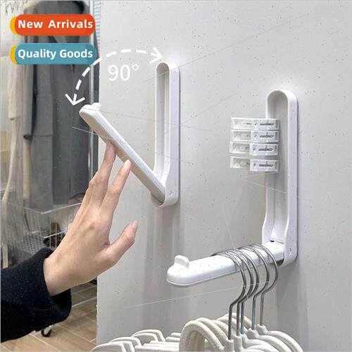Clothes rack storage gods balcony collapsible no-punch house