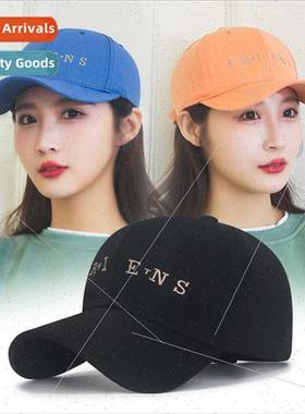 Spring summer Korean  metal line embroidery youth duck tongu