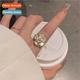 compound ring female index ins Camellia finger niche opening