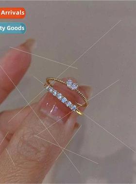 Delicate love twopcs ring set female Korea fashion hundred m