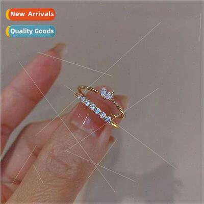 Delicate love twopcs ring set female Korea fashion hundred m