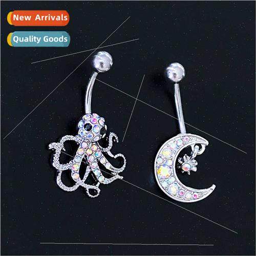 Europe star moon octopus illusion love heart zirconia diamon