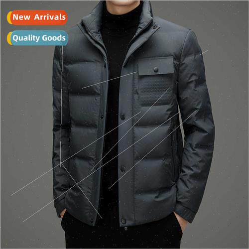 2023 winter new youth casual woodpecker down jacket men thic