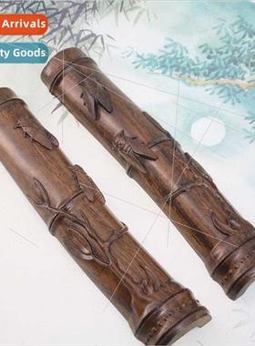 Ebony Bamboo Paperweight Root Carving Paperweight Calligraph