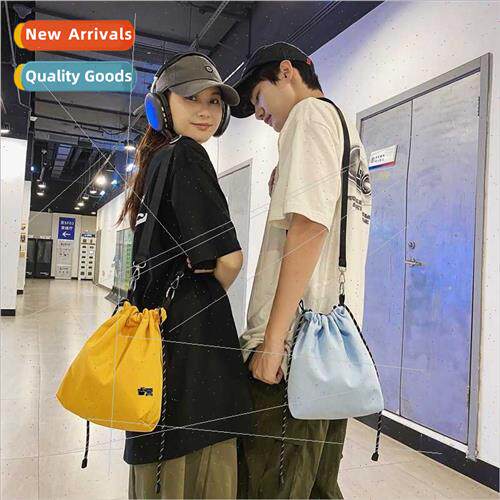 Texture crossbody bag male couple small bag 2023 summer new