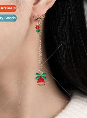 2022 Christmas long earrings nd girls fashion clothing girlf
