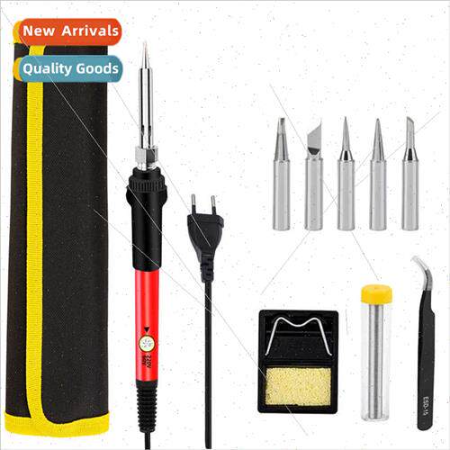 Adjustable Soldering Iron Set 15 pcs Mesh Bag Soldering Repa