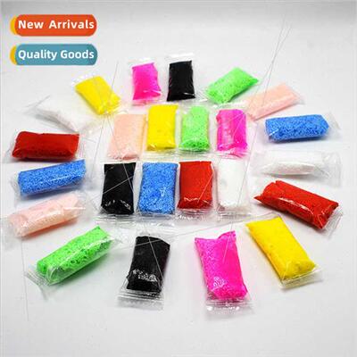 DIY colorful pearl clay snowflake clay colorful clay childre
