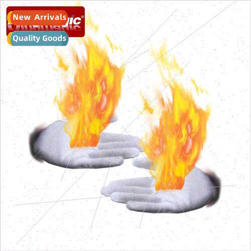 Fire gloves palm flame two-handed  four available 100 times
