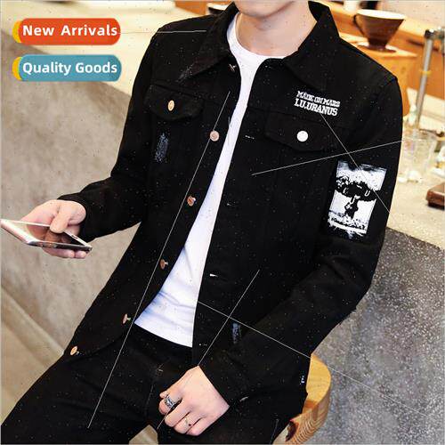 2018 fall new mens Korean nd jacket teen Slim handsome cloth