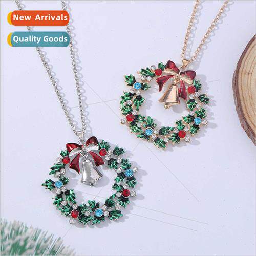 Christmas bells garlnecklace brooch earrings bracelet set wh