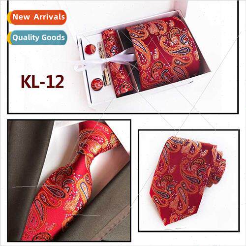 Tie Wedding Men Wine Red Groom Wedding Best Man Men Tie Pock