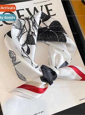 2023 new fall winter mulberry silk silk scarf female Korean