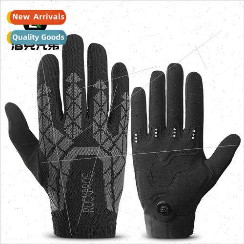 Cycling gloves long fingers spring fall men road mountain bi