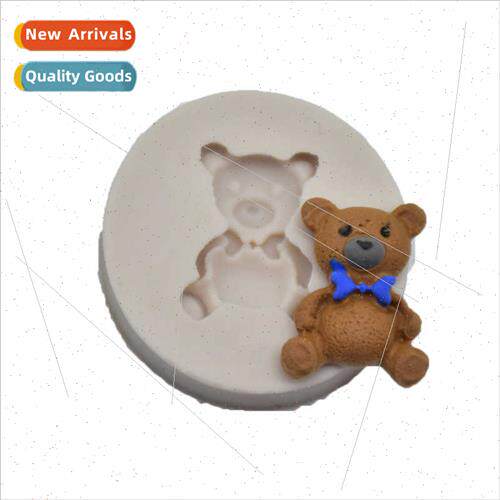 DIY Baking Bear Shape licone Mould Cake Decoration Flip Cake