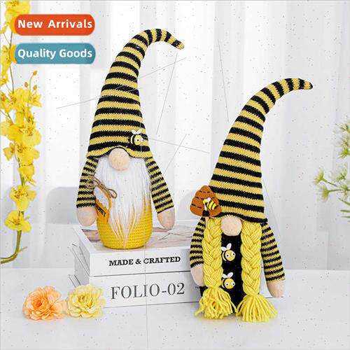 New Cute Bee Festival Faceless Doll Decoration Creative Bee