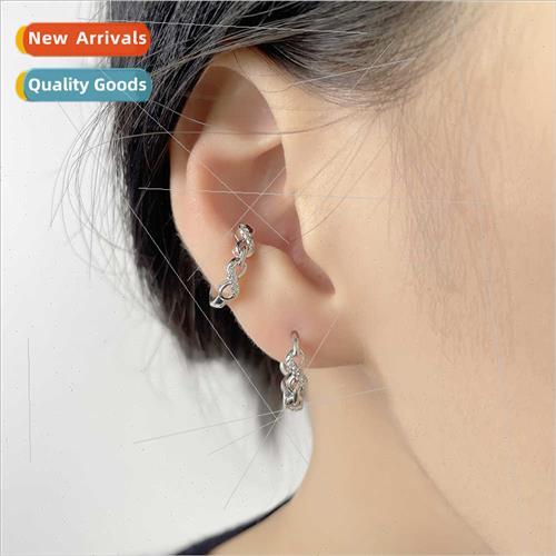 Infine Love M?bius Earrings Fashion Japan Creative Crossed