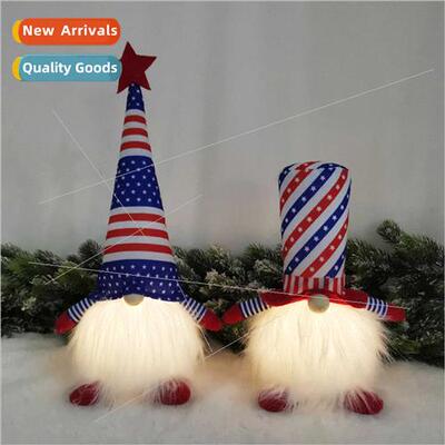 2023 U.S. Independence Day Fourth July Glowing Faceless Doll