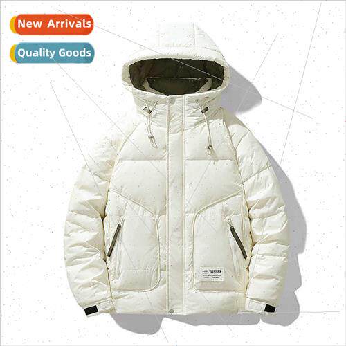 Outdoor down jacket fashion casual nd hooded warm coat whe d