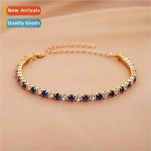 2023 Europe new gold wh diamonds between colors row diamond