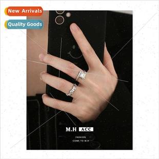 Japan rin che ring retro open Korea finger index