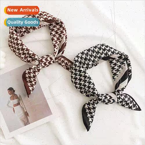 Classic matching bird nest simulation silk scarf temperament